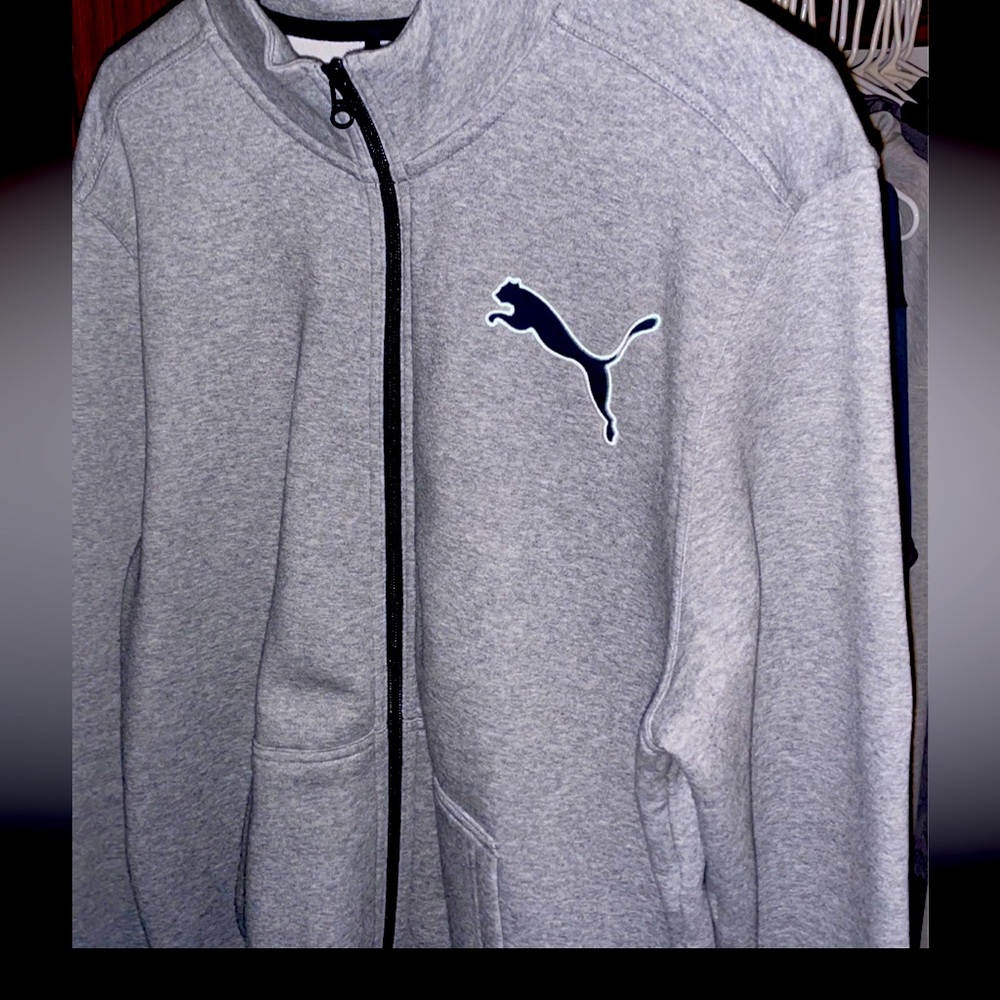 Puma zip up sweatshirt